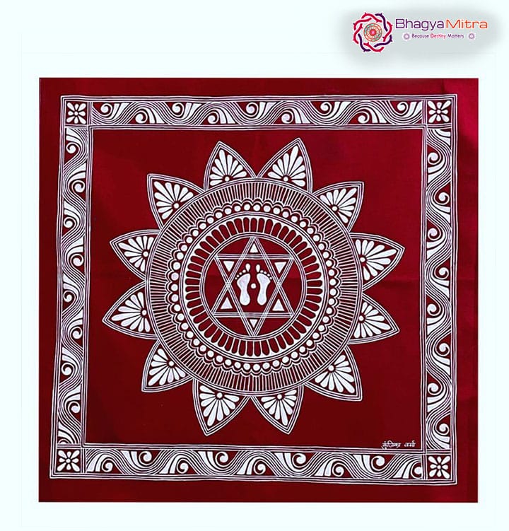 Aipan Laxmi Chowki Wall Painting